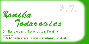 monika todorovics business card