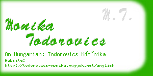 monika todorovics business card